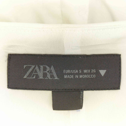 ザラ ZARA 25SS コントラストデザインポプリントップス レディース import:S