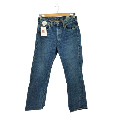 オアスロウ orSlow ボタンフライ 赤耳 セルヴィッチ ストレートデニムパンツ メンズ S