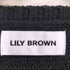 リリーブラウン Lily Brown ケーブルニットプルオーバー レディース ONE SIZE