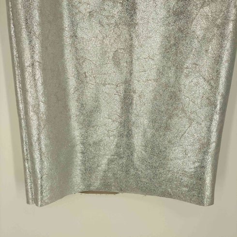 ザラ ZARA メタリックペンシルタイトスカート レディース S