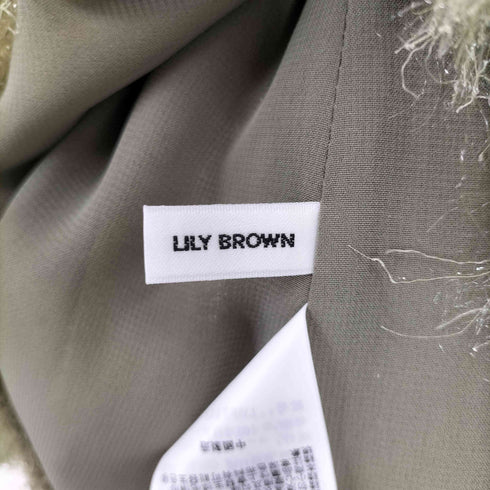 リリーブラウン Lily Brown 2WAYシャギーベスト レディース ONE SIZE
