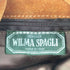wilma spagli レザー ファーハンドバッグ レディース