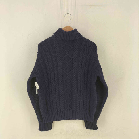 Guernsey Woollens イギリス製 ウール タートルネック ニット メンズ import:M