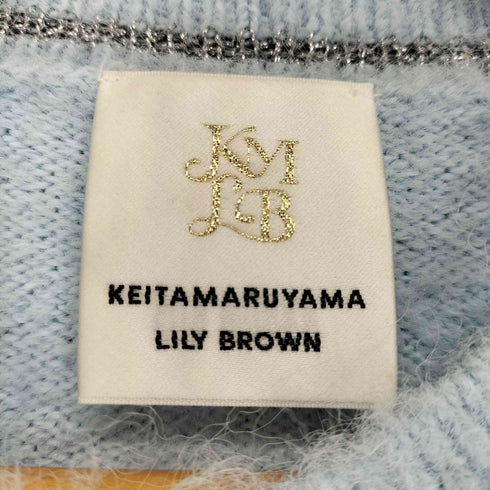 リリーブラウン Lily Brown エンブロイダリーブラッシュカーディガン レディース ONE SIZE
