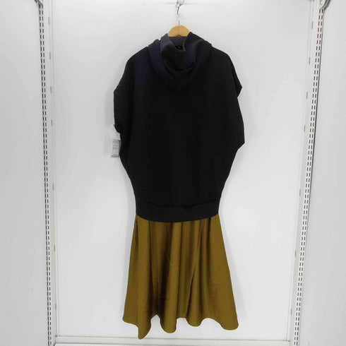 オズモーシス OSMOSIS 25SS フレアーヘム切替 フード ワンピース レディース ONE SIZE