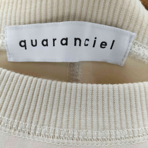 26SS quaranciel 洗濯機可能 ポンチ ドロスト ルーズ プルオーバー レディース FREE