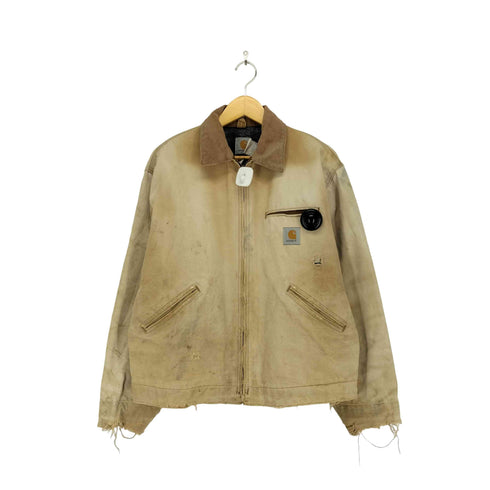 カーハート Carhartt 90S 裏地ブランケット 襤褸フェード YKKジップ DETROIT JACKET メンズ