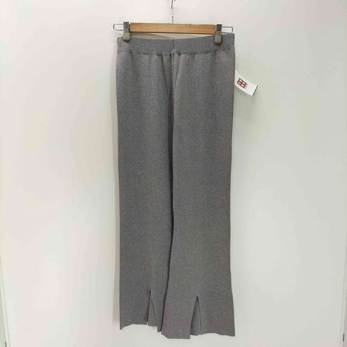 オズモーシス OSMOSIS 25SS セミフレアーライン ニット パンツ レディース ONE SIZE