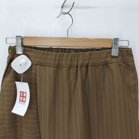 オズモーシス OSMOSIS 24AW ストライプ ラップ パンツ レディース ONE SIZE