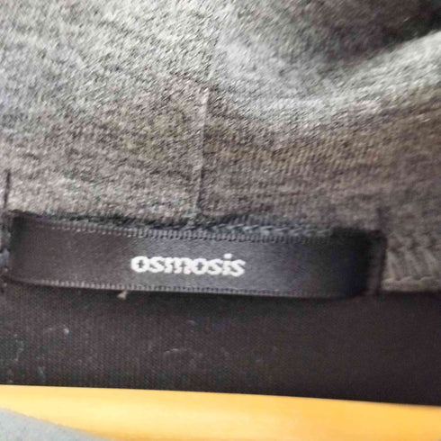 オズモーシス OSMOSIS 25SS フレアーヘム切替 フード ワンピース レディース ONE SIZE