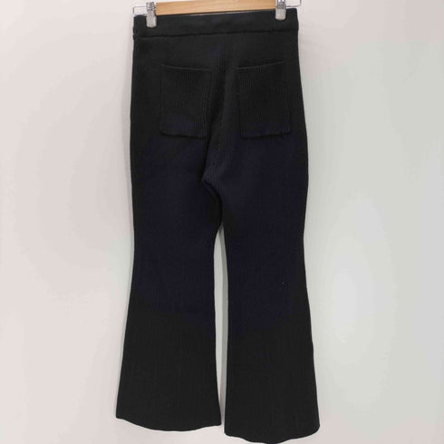 HEREIAM 24AW マシーンウォッシャブル可 ファインタッチ フレア ニット パンツ レディース JPN:2