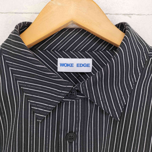 woke edge LA GLIT STRIPE SHIRT メンズ L