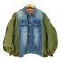 キャンディストリッパー Candy Stripper COMBINED DENIM BLOUSON デニム MA-1 ドッキング ジャケット レディース JPN:2