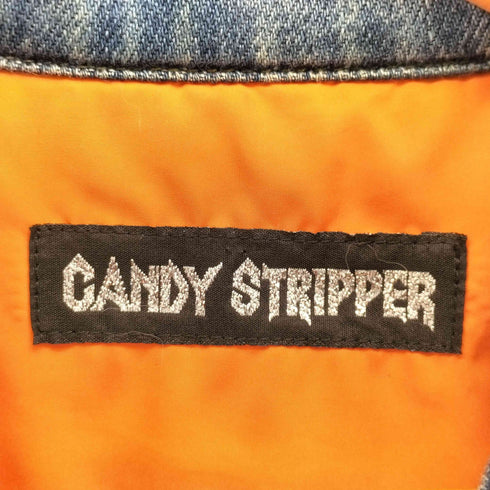 キャンディストリッパー Candy Stripper COMBINED DENIM BLOUSON デニム MA-1 ドッキング ジャケット レディース JPN:2