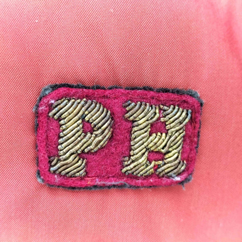 ピンクハウス PINK HOUSE 90S ロゴパッチ フーデット ダウン ジャケット メンズ