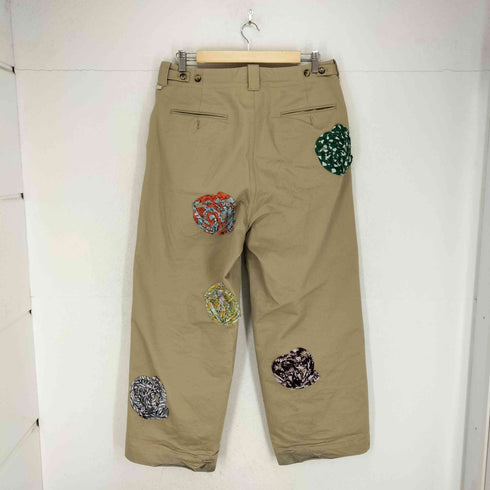 フェイクアズフラワーズ FAKE ASS FLOWERS BLOCK PRINT FLOWER PANTS メンズ 2