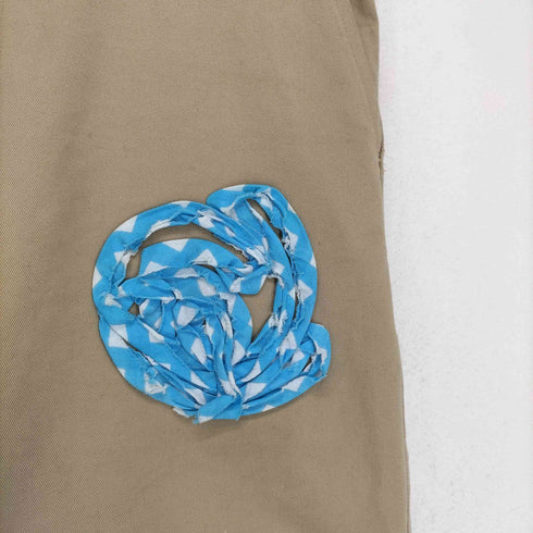 フェイクアズフラワーズ FAKE ASS FLOWERS BLOCK PRINT FLOWER PANTS メンズ 2