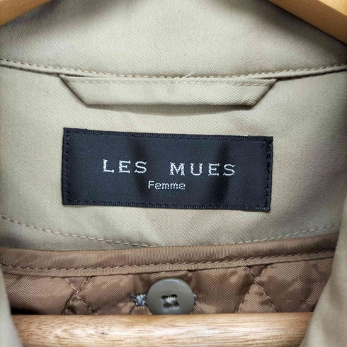 レミュー LES MUES はっ水 ストレッチ 大人ダブルトレンチコート レディース JPN:S
