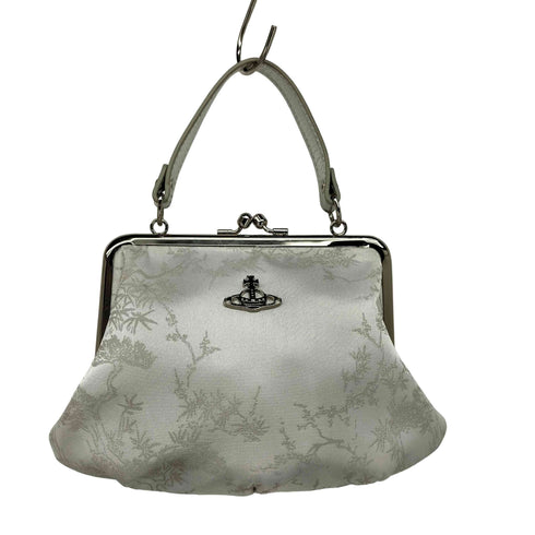 ヴィヴィアンウエストウッド Vivienne Westwood オーブ メタル プレート がま口 ハンド バッグ レディース