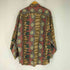 アランドロン ALAIN DELON 総柄 L/S シルク シャツ メンズ LL
