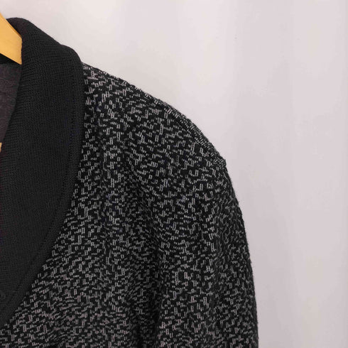 ジュンメン JUN MEN 幾何学柄 ダブルジャケット メンズ