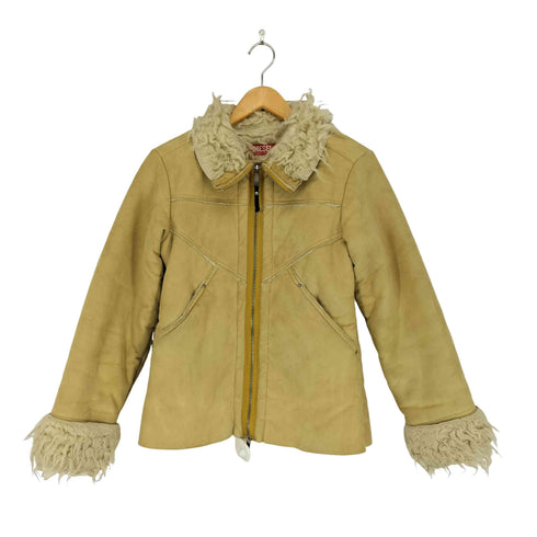 ディーゼル DIESEL フェイクムートンジャケット レディース import:XL