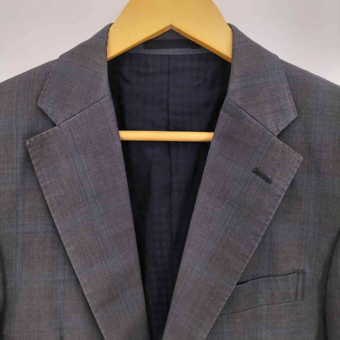 ロロピアーナ Loro Piana シャドーチェック2Bテーラードジャケット スーツセットアップ メンズ