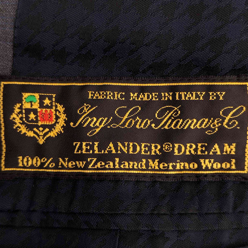 ロロピアーナ Loro Piana シャドーチェック2Bテーラードジャケット スーツセットアップ メンズ