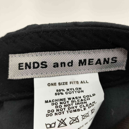 エンズアンドミーンズ ENDS and MEANS 6 Panels Cap メンズ ONE SIZE