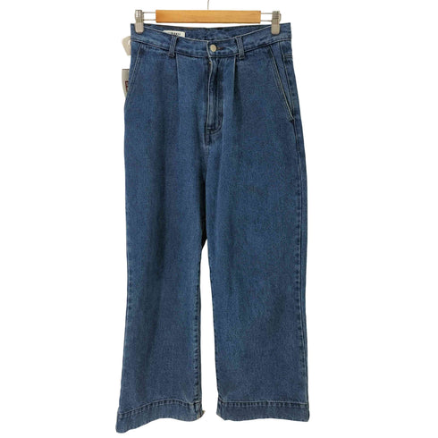 LURAKU ルラク tuck wide denim pants タック ワイド デニム パンツ 濃紺 メンズ JPN:S