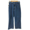LURAKU ルラク tuck wide denim pants タック ワイド デニム パンツ 濃紺 メンズ JPN:S
