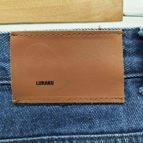 LURAKU ルラク tuck wide denim pants タック ワイド デニム パンツ 濃紺 メンズ JPN:S