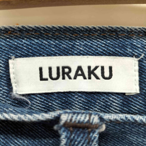 LURAKU ルラク tuck wide denim pants タック ワイド デニム パンツ 濃紺 メンズ JPN:S