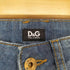 ディーアンドジードルチェアンドガッバーナ D&G DOLCE&GABBANA ダメージ加工 タイトブーツカット デニムパンツ レディース UK:23