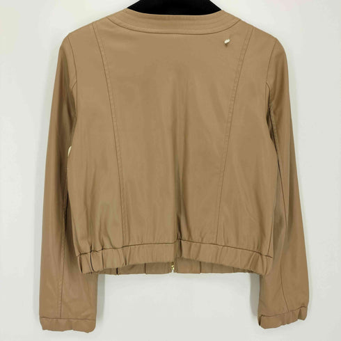 インデックス INDEX フェイクレザー シングルライダースジャケット レディース JPN:M