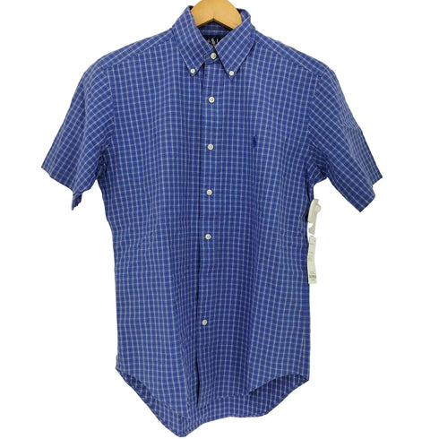 ラルフローレン RALPH LAUREN CLASSIC FIT ポニー刺繍 半袖シャツ メンズ import:S