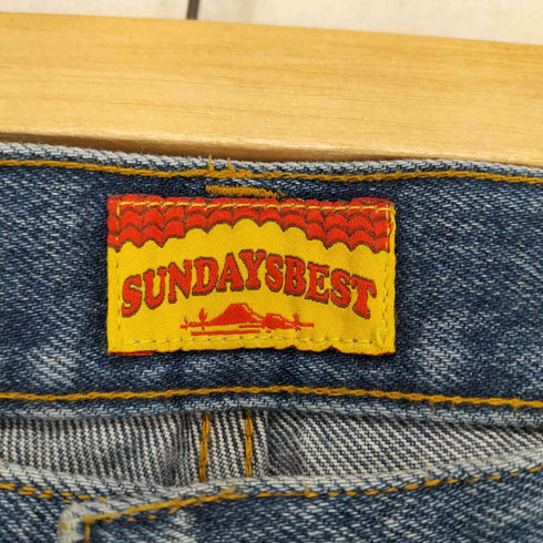 サンデイズベスト SUNDAYS BEST REGULAR FIT STONE WASHED BLUE DENIM メンズ 34