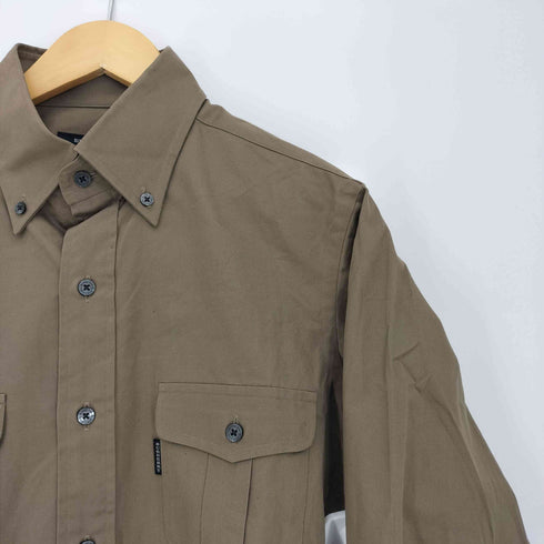 バーバリーブラックレーベル BURBERRY BLACK LABEL 袖裏ノヴァチェック ボタンダウン ロングスリーブシャツ メンズ 2