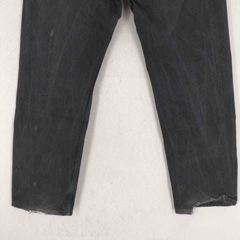 リーバイス Levis 505 RELAXED FIT テーパードブラックデニムパンツ メンズ W36L30