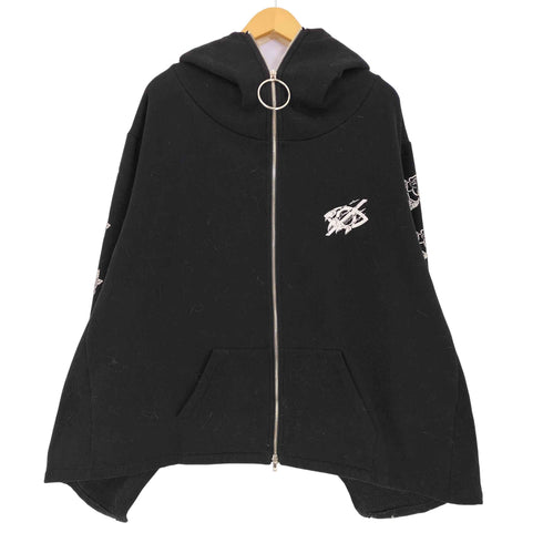 ケリークロージング KRY CLOTHING KISSRICHYACK 両面プリント ダブルジップアップパーカー メンズ
