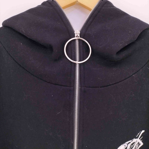 ケリークロージング KRY CLOTHING KISSRICHYACK 両面プリント ダブルジップアップパーカー メンズ