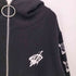 ケリークロージング KRY CLOTHING KISSRICHYACK 両面プリント ダブルジップアップパーカー メンズ