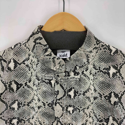 エックスガール X-girl 19SS FAUX LEATHER CHINA JACKET レディース JPN:2