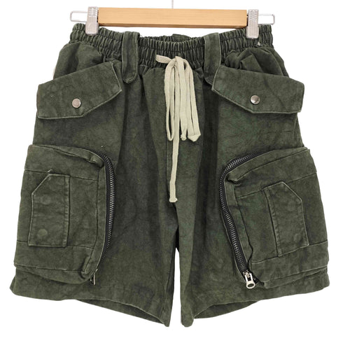 HESNTLS WASH TIE-DYE CANVAS CARGO SHORTS ウォッシュタイダイキャンバスカーゴショーツ メンズ JPN:M