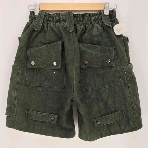 HESNTLS WASH TIE-DYE CANVAS CARGO SHORTS ウォッシュタイダイキャンバスカーゴショーツ メンズ JPN:M