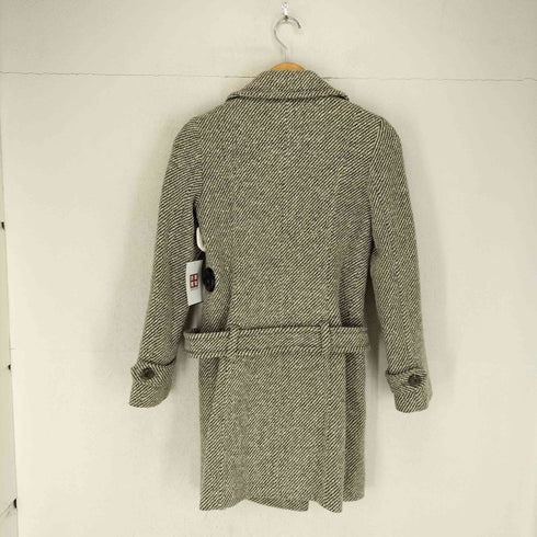 バーバリーブルーレーベル BURBERRY BLUE LABEL ウールシングルトレンチコート レディース JPN:36