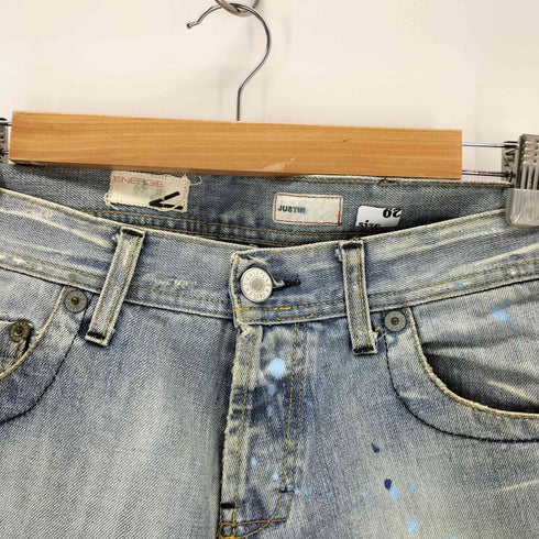 ENERGIE ペイントデザインデニムパンツ Y2K メンズ 29