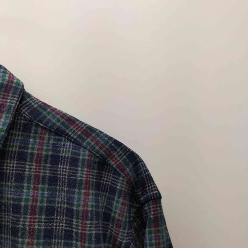 ペンドルトン PENDLETON PURE VIRGIN WOOL バージンウール フラップポケット L/S ボード シャツ メンズ import:XL