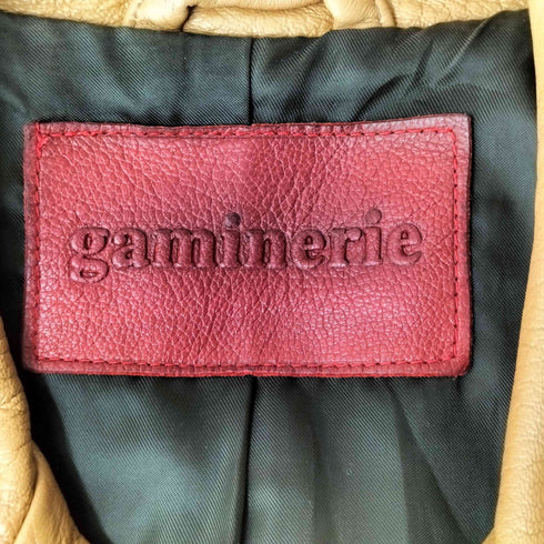 gaminerie ラムレザージャケット レディース JPN:2