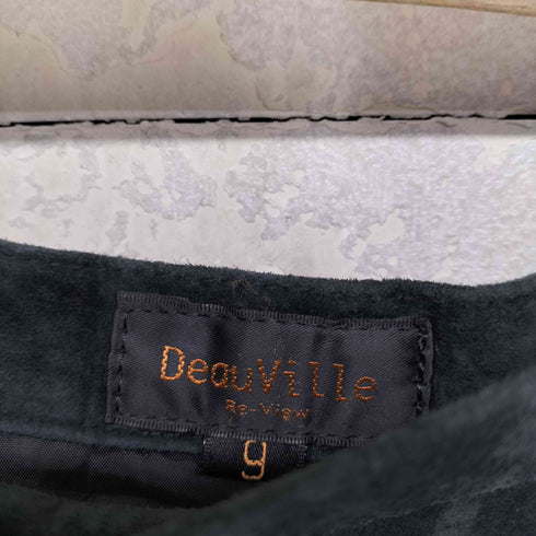 Deauville pigskin 切替スウェードスカート レディース 9